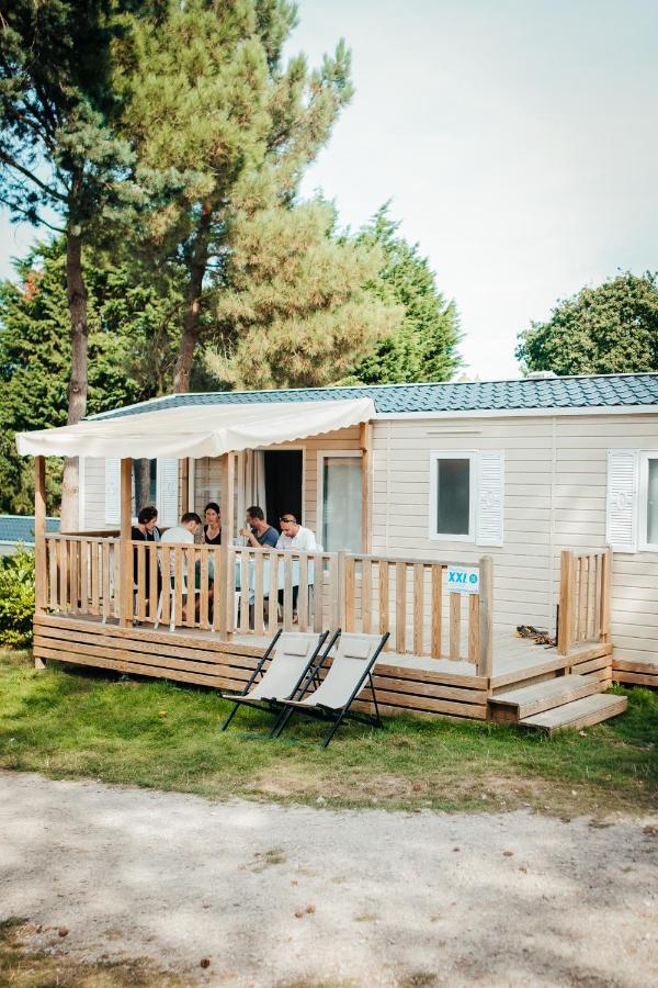 Mobil Home Xxl 4 Chambres - Camping Du Vieux Moulin Vensac Bagian luar foto